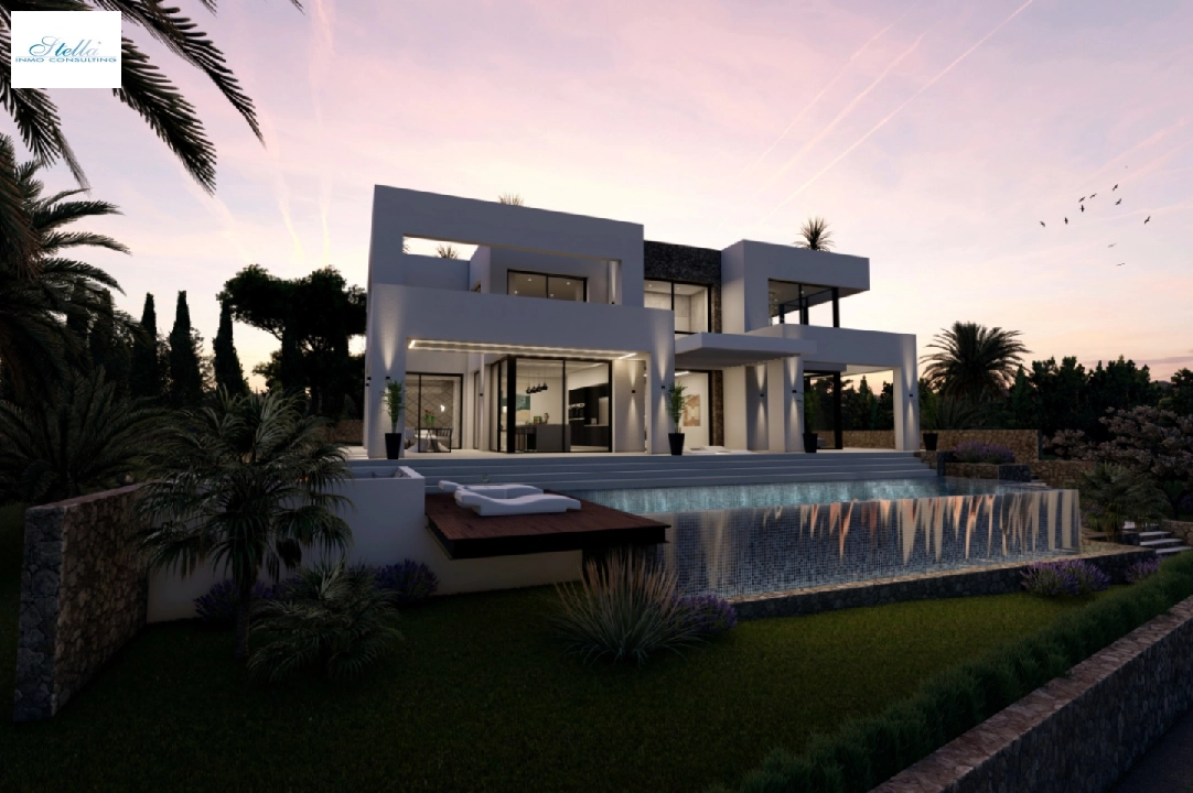 villa en Benissa(La Fustera) en venta, superficie 615 m², ano de construccion 2023, aire acondicionado, parcela 1347 m², 4 dormitorios, 3 banos, piscina, ref.: BI-BE.H-902-19