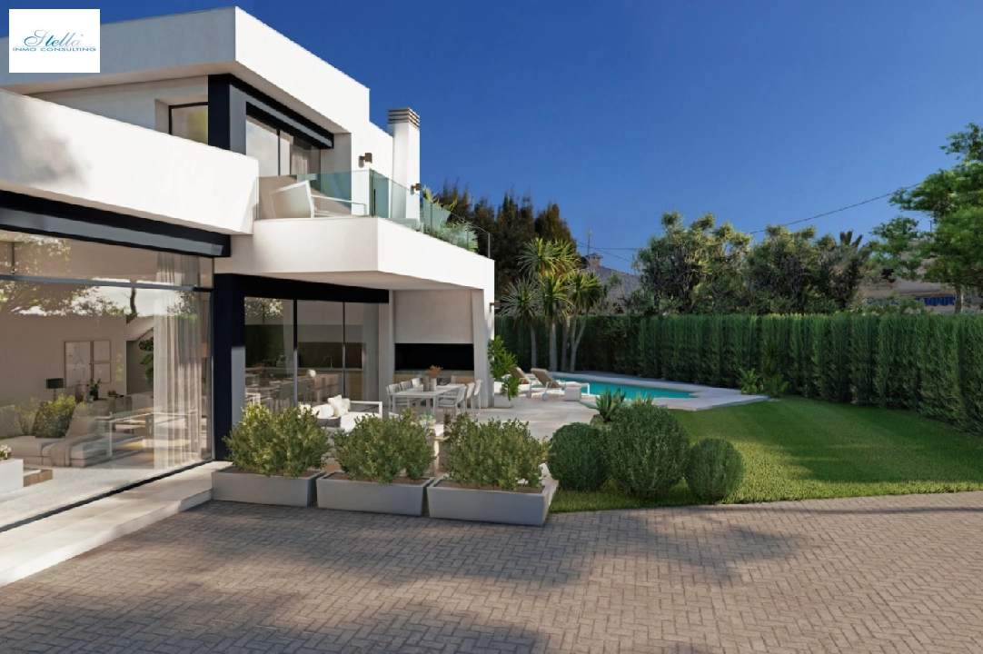 villa en Benissa(La Fustera) en venta, superficie 284 m², aire acondicionado, parcela 725 m², 3 dormitorios, 3 banos, piscina, ref.: BI-BE.H-903-4