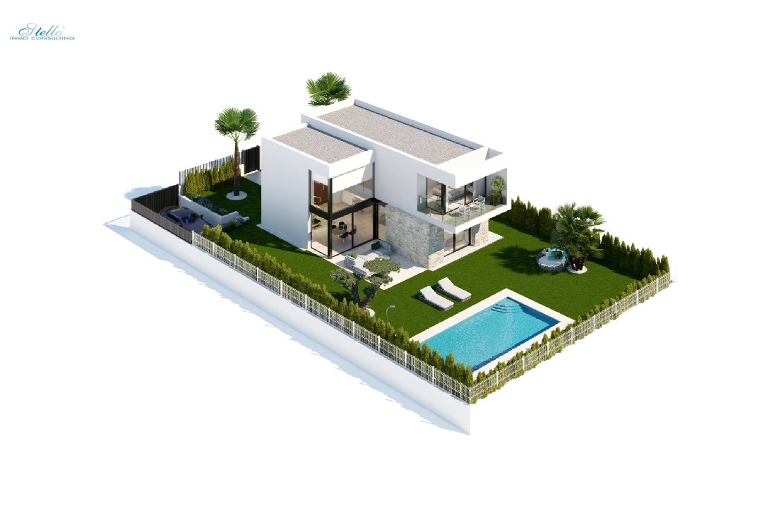 villa en Finestrat en venta, superficie 282 m², ano de construccion 2023, + KLIMA, aire acondicionado, parcela 482 m², 3 dormitorios, 3 banos, piscina, ref.: BI-AL.H-032-14