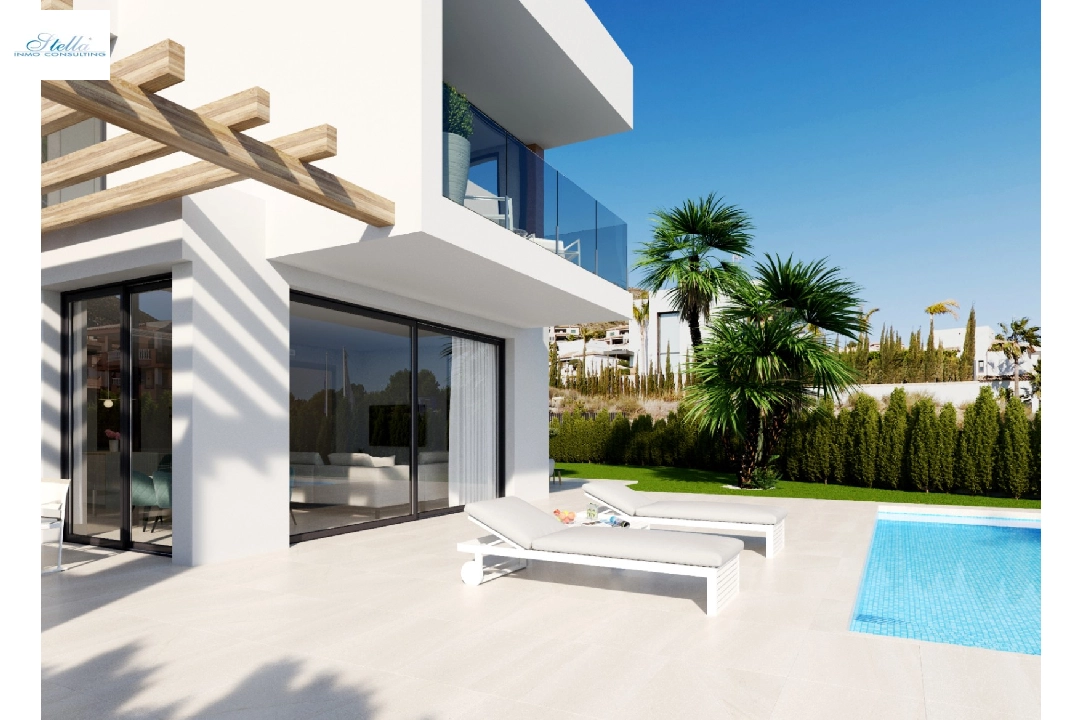 villa en Finestrat en venta, superficie 423 m², ano de construccion 2024, + KLIMA, aire acondicionado, parcela 578 m², 4 dormitorios, 3 banos, piscina, ref.: BI-AL.H-033-11