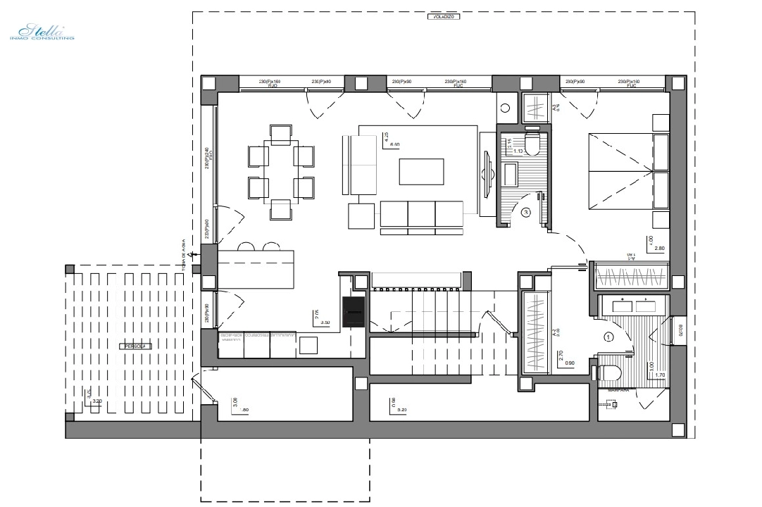 villa en Lliber en venta, superficie 314 m², aire acondicionado, parcela 473 m², 3 dormitorios, 3 banos, piscina, ref.: BP-4379LLIB-2