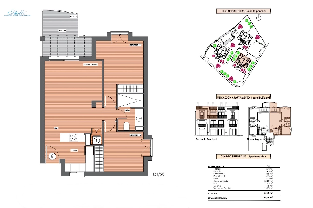 apartamento en Denia(Denia) en venta, superficie 90 m², aire acondicionado, 2 dormitorios, 1 banos, piscina, ref.: CA-A-1764-AMBI-9