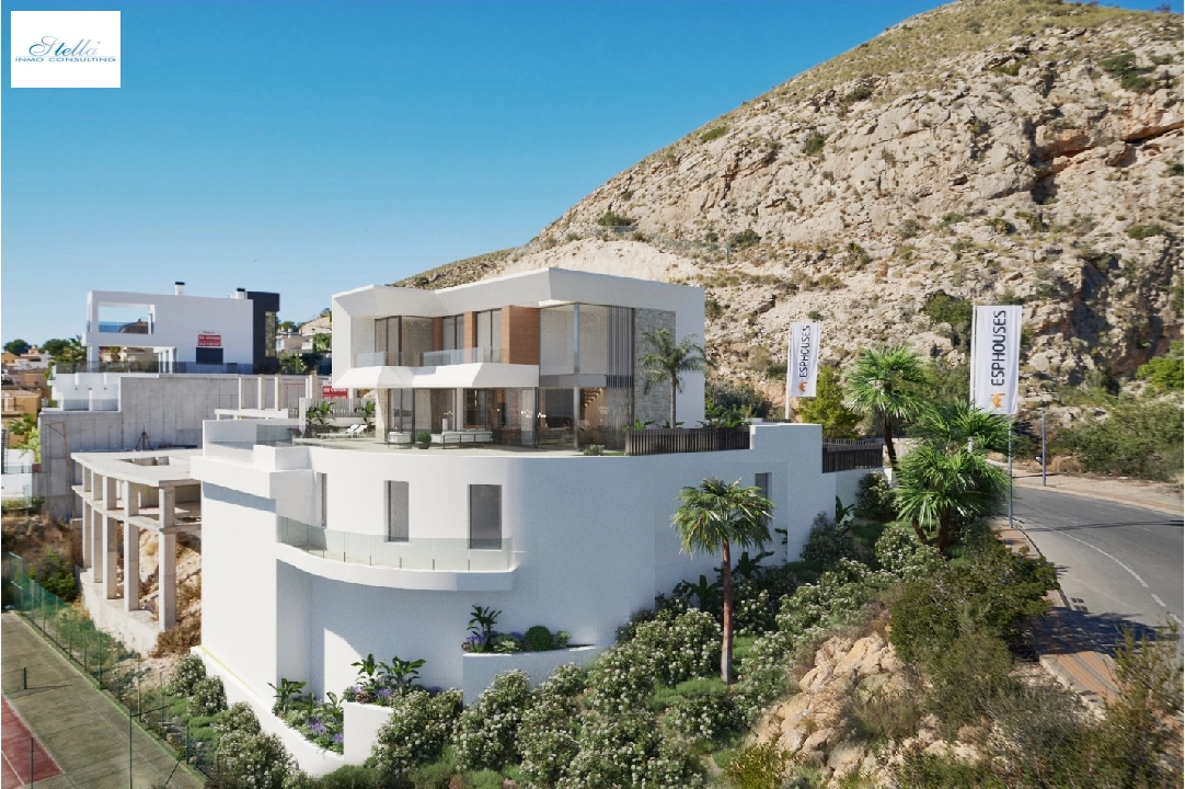 villa en Finestrat en venta, superficie 526 m², ano de construccion 2024, aire acondicionado, parcela 598 m², 5 dormitorios, 5 banos, piscina, ref.: BI-AL.H-035-14