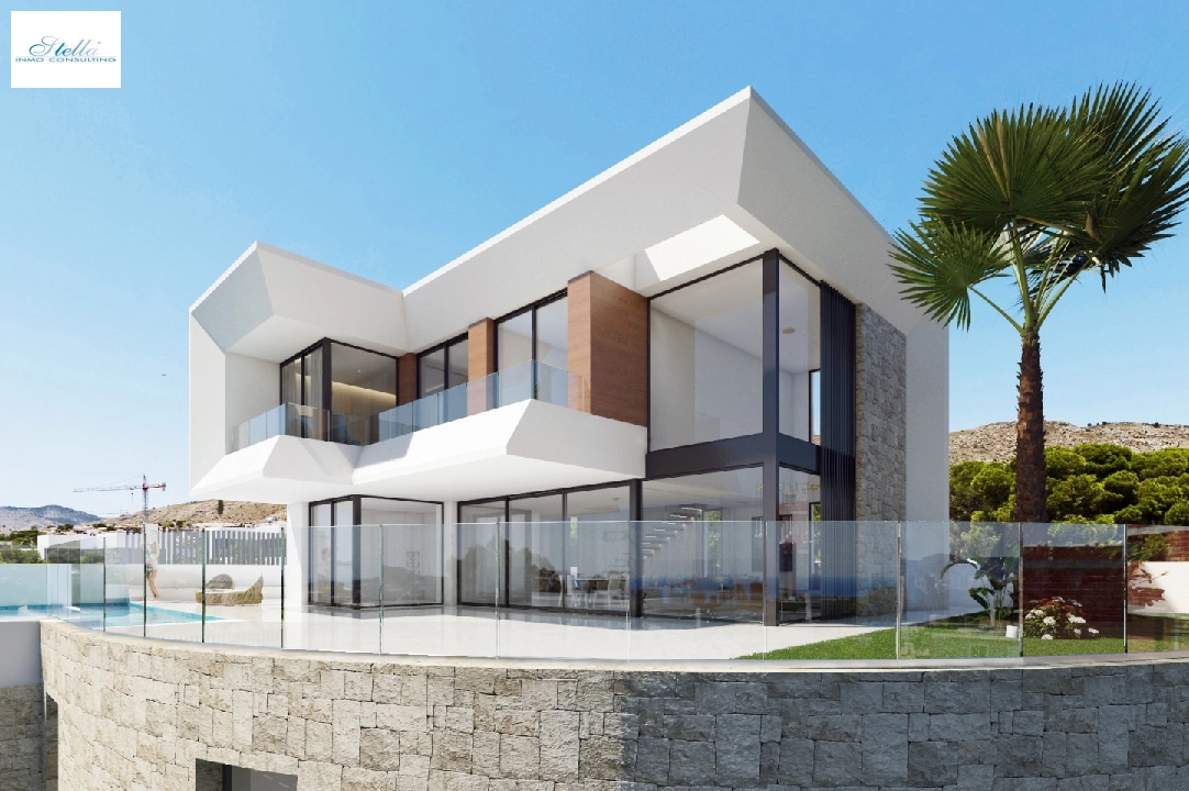 villa en Finestrat en venta, superficie 526 m², ano de construccion 2024, aire acondicionado, parcela 598 m², 5 dormitorios, 5 banos, piscina, ref.: BI-AL.H-035-15