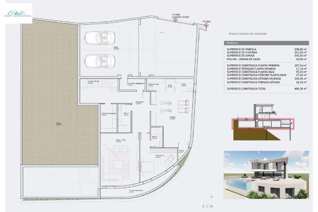 villa en Finestrat en venta, superficie 526 m², ano de construccion 2024, aire acondicionado, parcela 598 m², 5 dormitorios, 5 banos, piscina, ref.: BI-AL.H-035-25