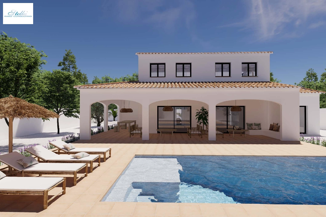 villa en Moraira en venta, superficie 248 m², aire acondicionado, parcela 800 m², 4 dormitorios, 5 banos, piscina, ref.: BI-MT.H-795-1