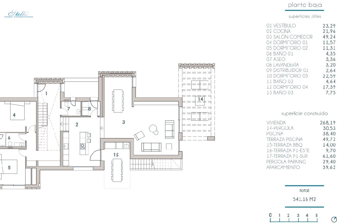 villa en Moraira en venta, superficie 268 m², aire acondicionado, parcela 800 m², 4 dormitorios, 3 banos, piscina, ref.: BI-MT.H-793-12