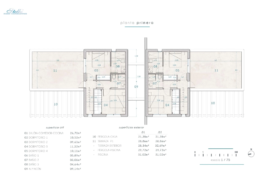 villa en Benissa en venta, superficie 265 m², + KLIMA, aire acondicionado, parcela 519 m², 4 dormitorios, 3 banos, piscina, ref.: BI-MT.H-794-16