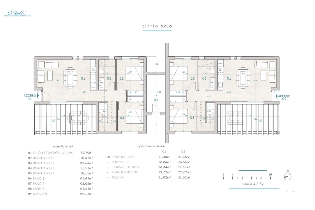 villa en Benissa en venta, superficie 265 m², + KLIMA, aire acondicionado, parcela 519 m², 4 dormitorios, 3 banos, piscina, ref.: BI-MT.H-794-17