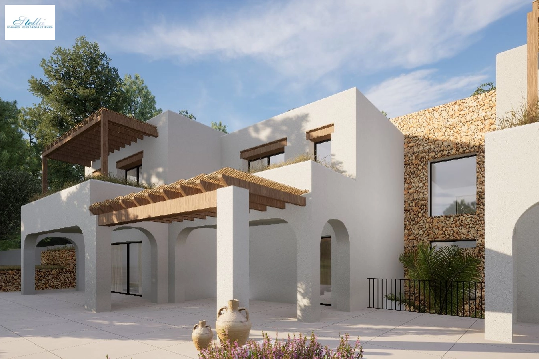 villa en Moraira en venta, superficie 2264 m², ano de construccion 2024, aire acondicionado, parcela 2896 m², 6 dormitorios, 6 banos, piscina, ref.: BI-MT.H-800-2