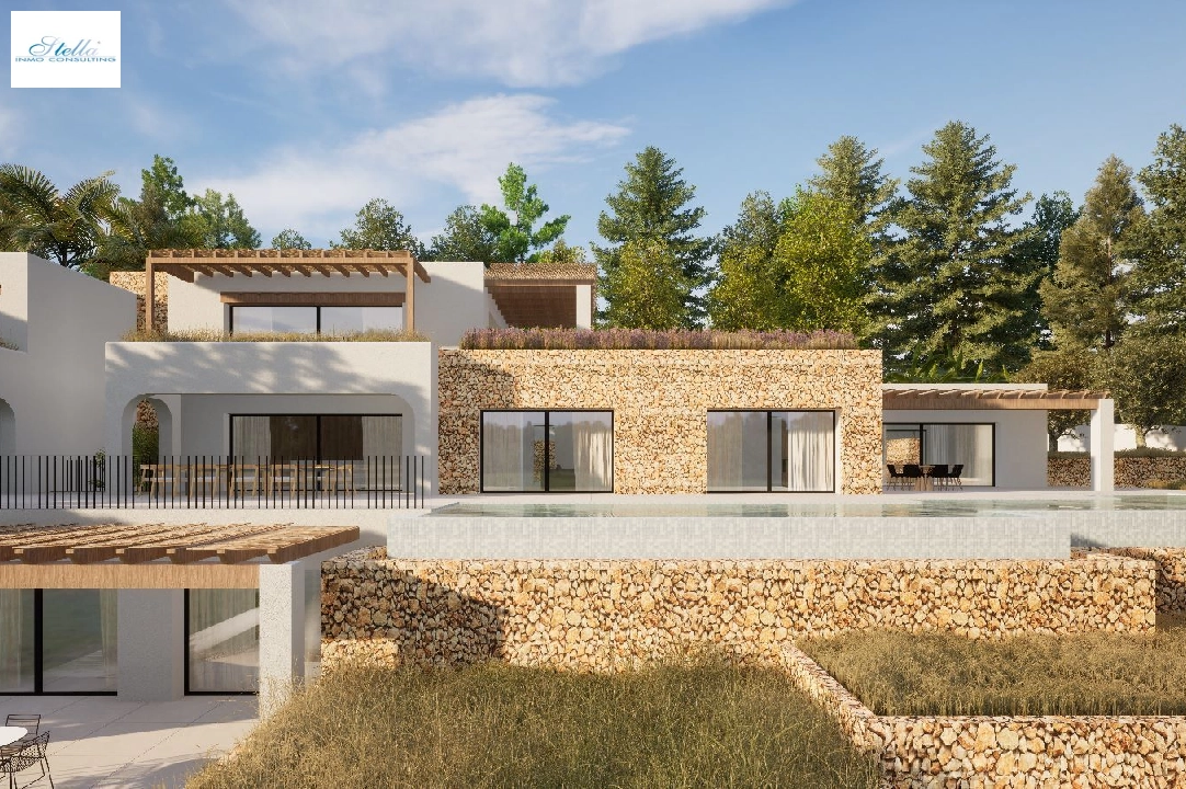 villa en Moraira en venta, superficie 2264 m², ano de construccion 2024, aire acondicionado, parcela 2896 m², 6 dormitorios, 6 banos, piscina, ref.: BI-MT.H-800-4