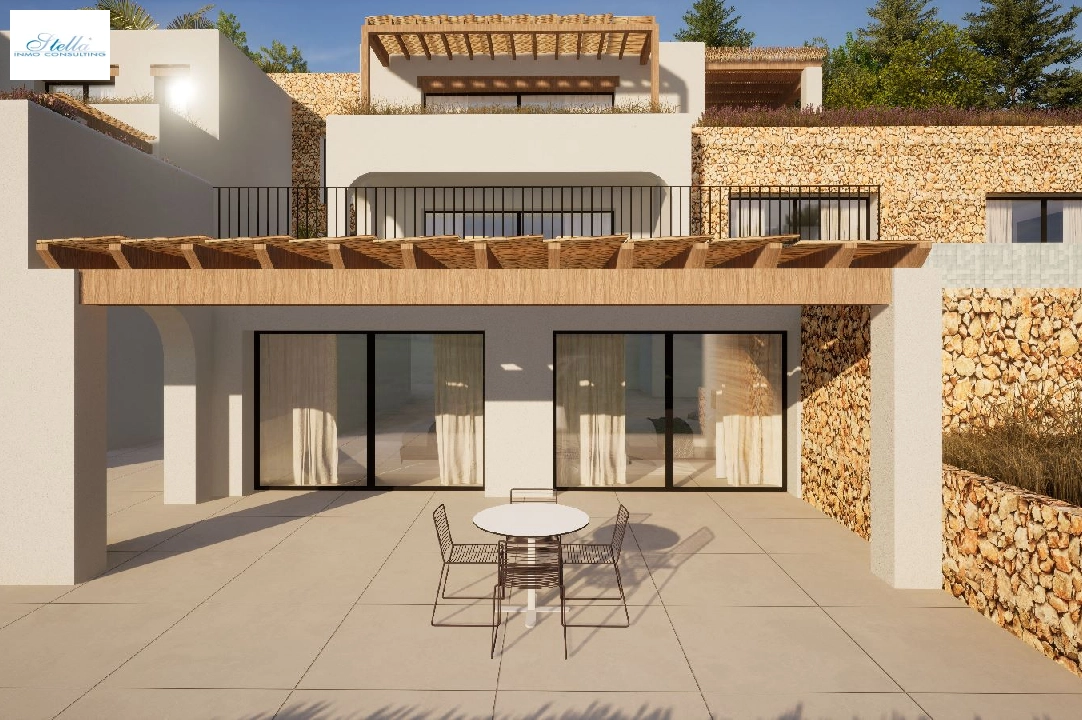 villa en Moraira en venta, superficie 2264 m², ano de construccion 2024, aire acondicionado, parcela 2896 m², 6 dormitorios, 6 banos, piscina, ref.: BI-MT.H-800-7