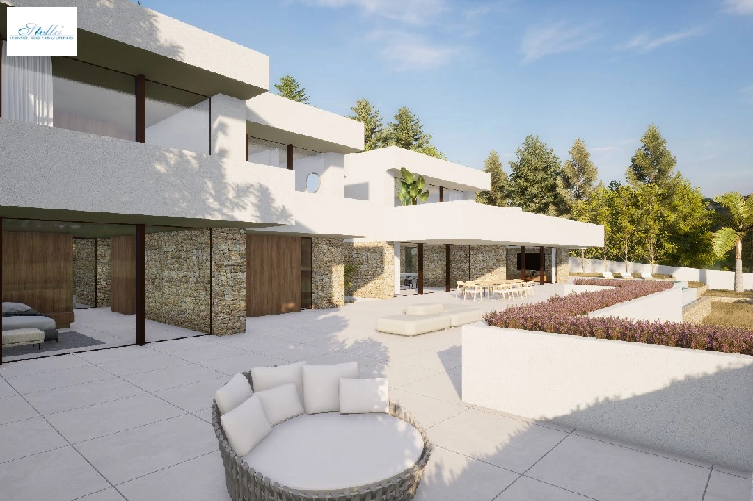 villa en Moraira en venta, superficie 2264 m², ano de construccion 2024, aire acondicionado, parcela 2896 m², 6 dormitorios, 6 banos, piscina, ref.: BI-MT.H-800-8