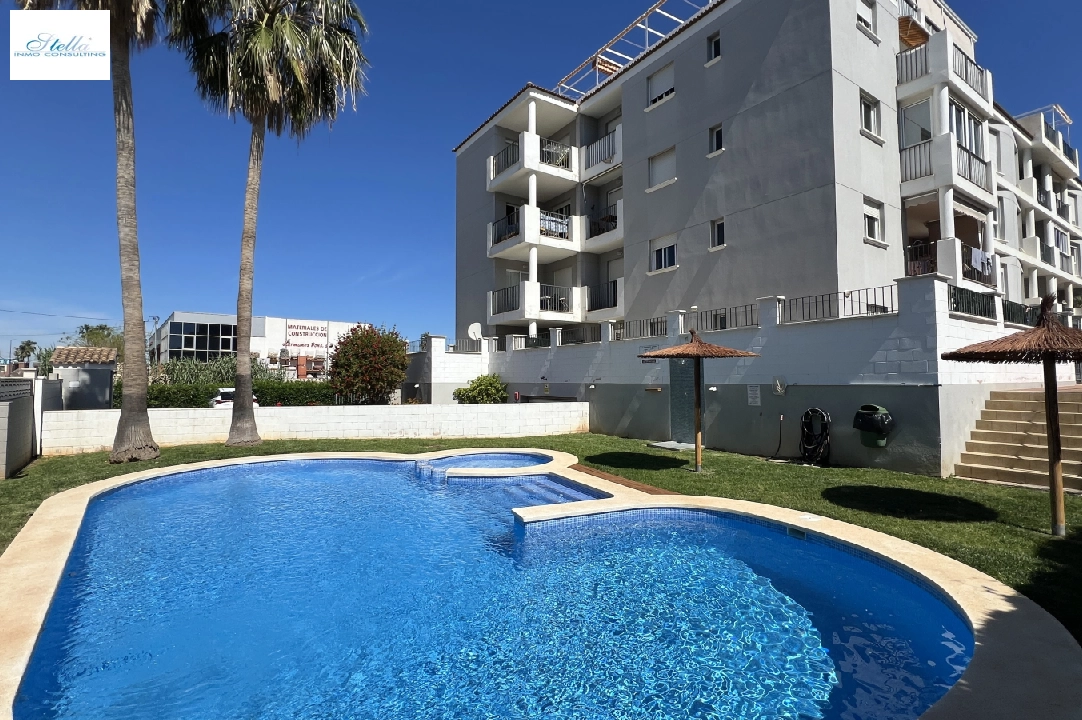 apartamento en Denia en alquiler de vacaciones, superficie 86 m², ano de construccion 2006, estado modernized, + calefaccion central, aire acondicionado, parcela 46 m², 2 dormitorios, 2 banos, piscina, ref.: T-0324-1