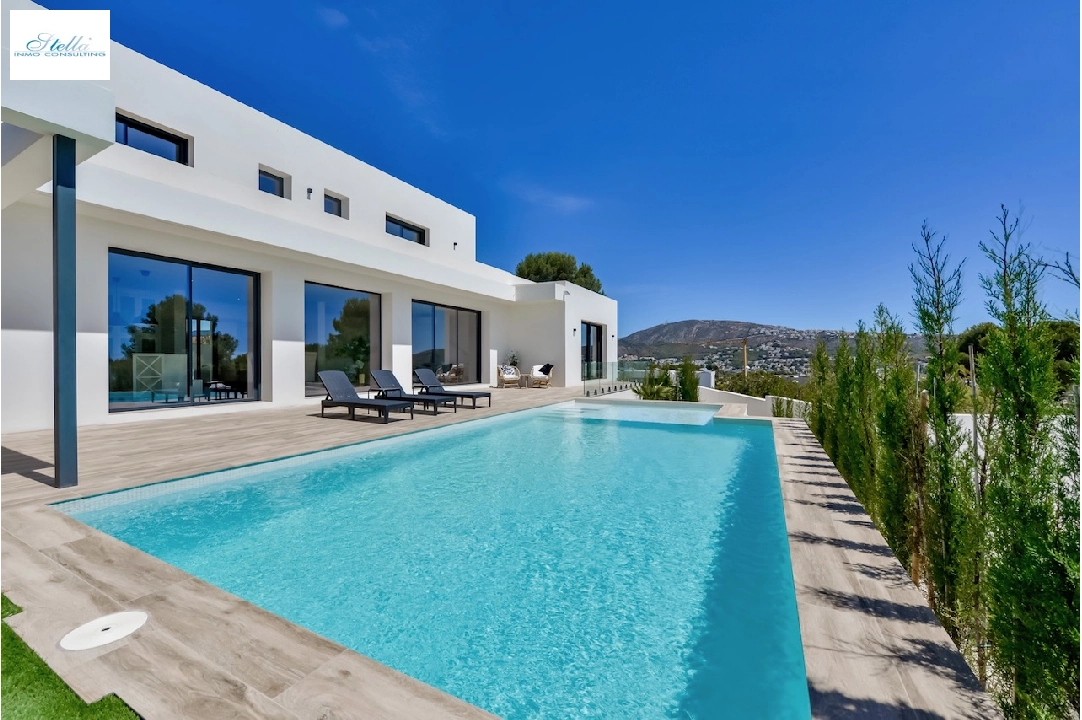 villa en Moraira(La Sabatera) en venta, superficie 259 m², aire acondicionado, parcela 811 m², 4 dormitorios, 3 banos, piscina, ref.: CA-H-1766-AMBI-2