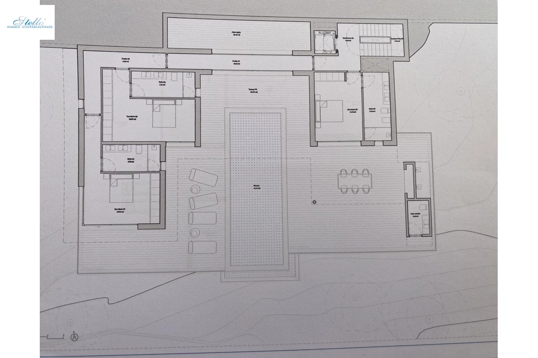 villa en Calpe(Partida Empedrola) en venta, superficie 453 m², aire acondicionado, parcela 1013 m², 4 dormitorios, 5 banos, ref.: BP-4308CAL-10