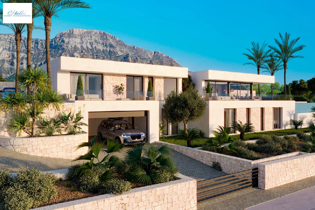 villa en Denia(San Juan) en venta, superficie 322 m², ano de construccion 2026, + calefaccion central, aire acondicionado, parcela 1600 m², 4 dormitorios, 4 banos, piscina, ref.: AS-0524-1