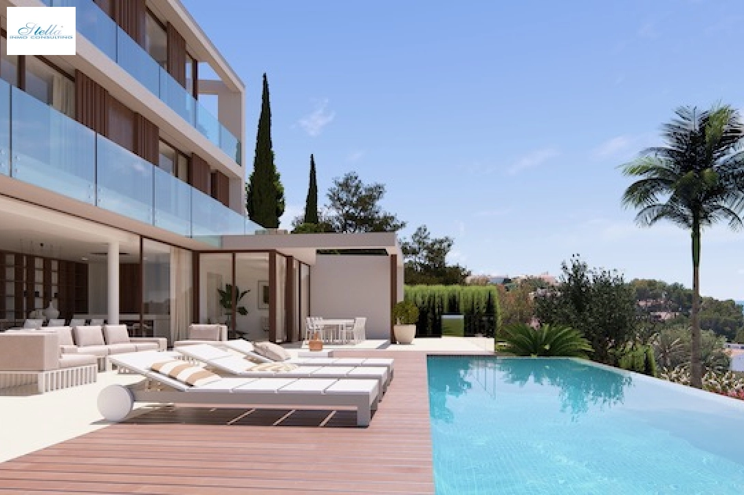 villa en Benissa(San Jaime) en venta, superficie 831 m², aire acondicionado, parcela 770 m², 4 dormitorios, 4 banos, piscina, ref.: CA-H-1775-AMB-8