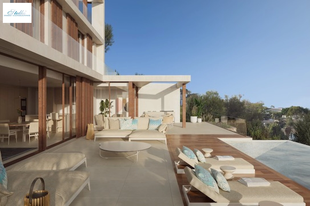 villa en Benissa(San Jaime) en venta, superficie 831 m², aire acondicionado, parcela 770 m², 4 dormitorios, 4 banos, piscina, ref.: CA-H-1775-AMB-9