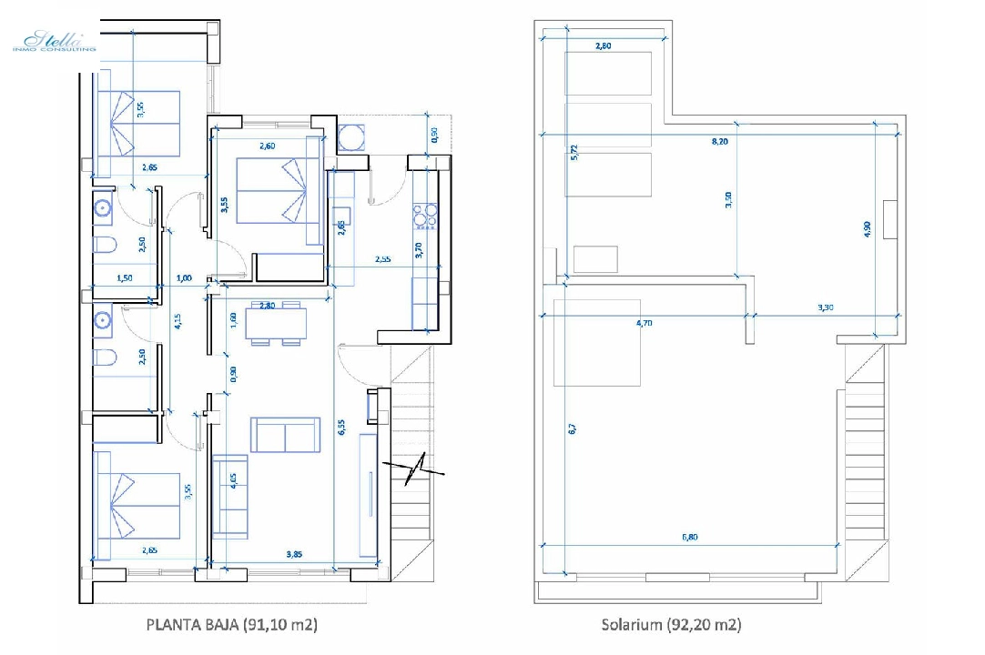 villa en Ciudad Quesada en venta, superficie 183 m², estado first owner, aire acondicionado, parcela 185 m², 3 dormitorios, 2 banos, piscina, ref.: HA-CQN-111-E01-12