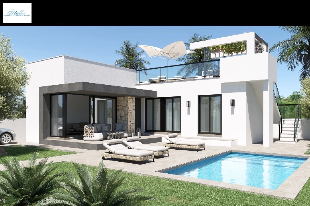 villa en Els Poblets en venta, superficie 84 m², ano de construccion 2025, aire acondicionado, parcela 382 m², 3 dormitorios, 2 banos, ref.: VPD-Villas-1A-1