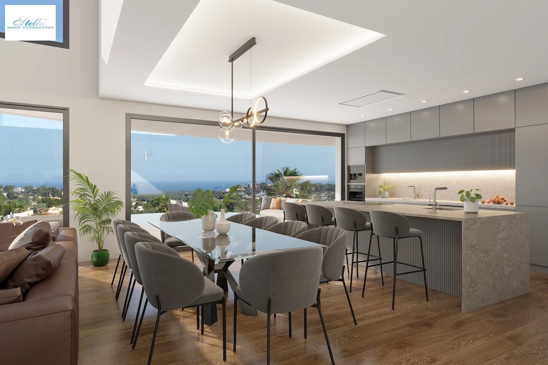 villa en Moraira(La Sabatera) en venta, superficie 185 m², aire acondicionado, parcela 801 m², 4 dormitorios, 4 banos, piscina, ref.: CA-H-1786-AMB-5