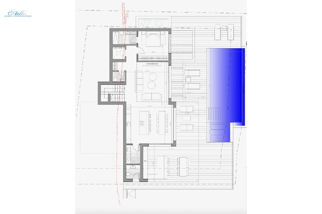 villa en Moraira(La Sabatera) en venta, superficie 411 m², aire acondicionado, 4 dormitorios, 4 banos, piscina, ref.: CA-H-1787-AMB-11