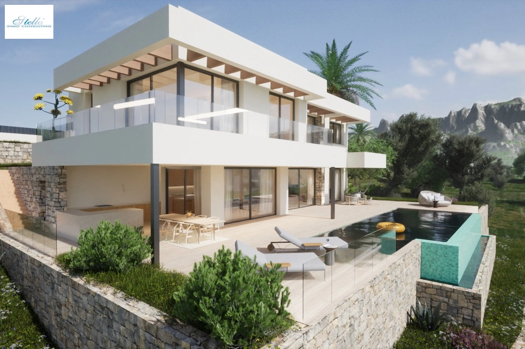 villa en Moraira(La Sabatera) en venta, superficie 411 m², aire acondicionado, 4 dormitorios, 4 banos, piscina, ref.: CA-H-1787-AMB-4