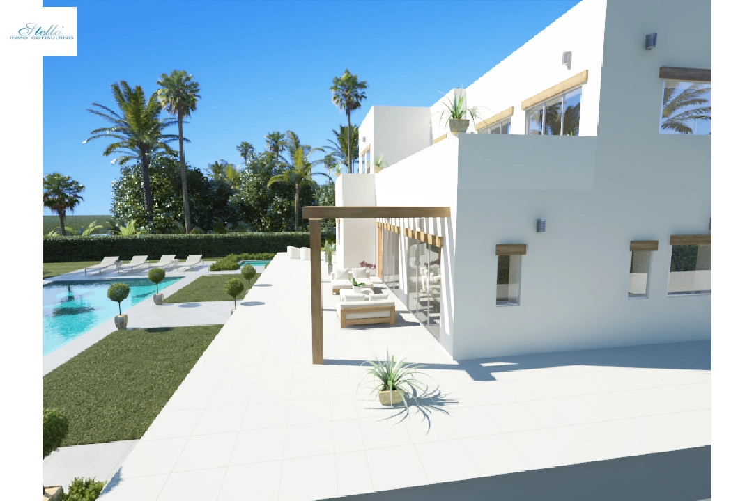 villa en Alcalali(La Solana Gardens) en venta, superficie 303 m², aire acondicionado, parcela 600 m², 4 dormitorios, 3 banos, piscina, ref.: BP-4415ALC-3