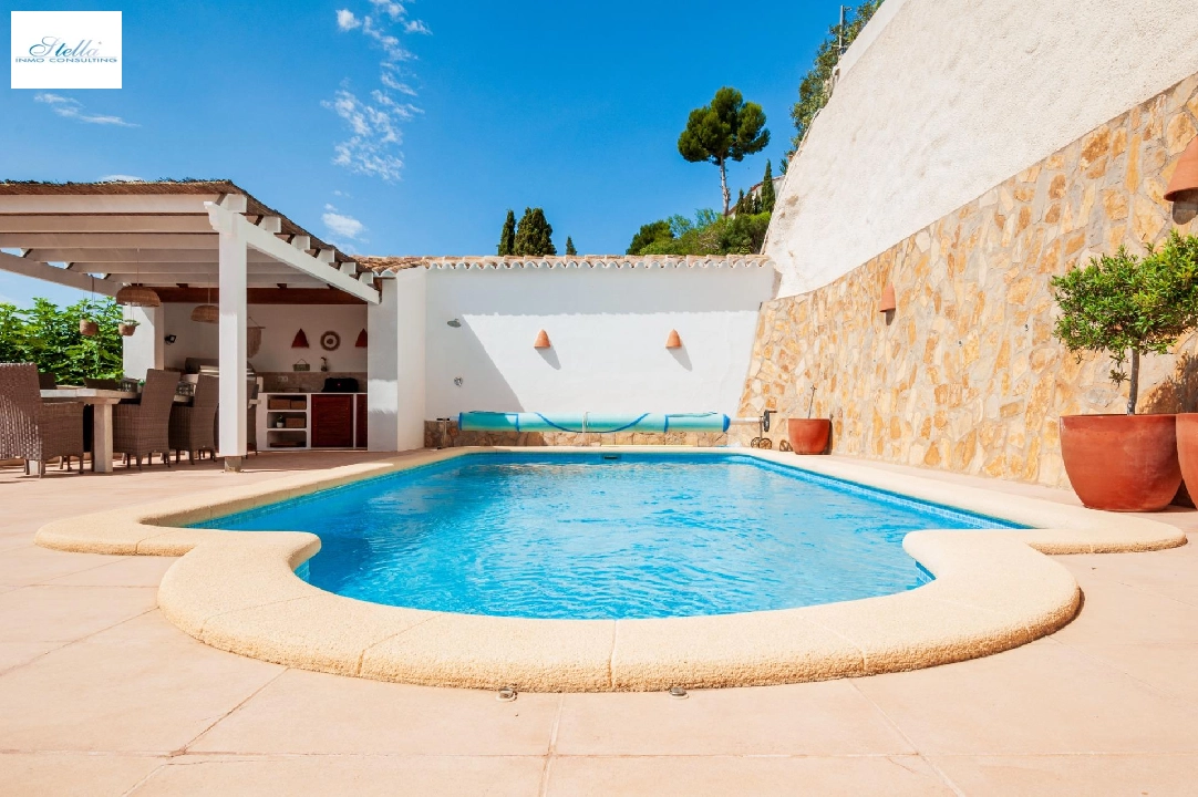 villa en Moraira(Benimeit) en venta, superficie 168 m², aire acondicionado, 3 dormitorios, 3 banos, piscina, ref.: COB-3467-10535-3