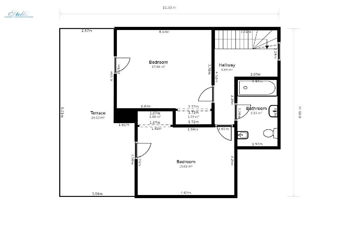 bungalow en Calpe(Garduix) en venta, superficie 110 m², aire acondicionado, 2 dormitorios, 2 banos, piscina, ref.: COB-3468-10535-26