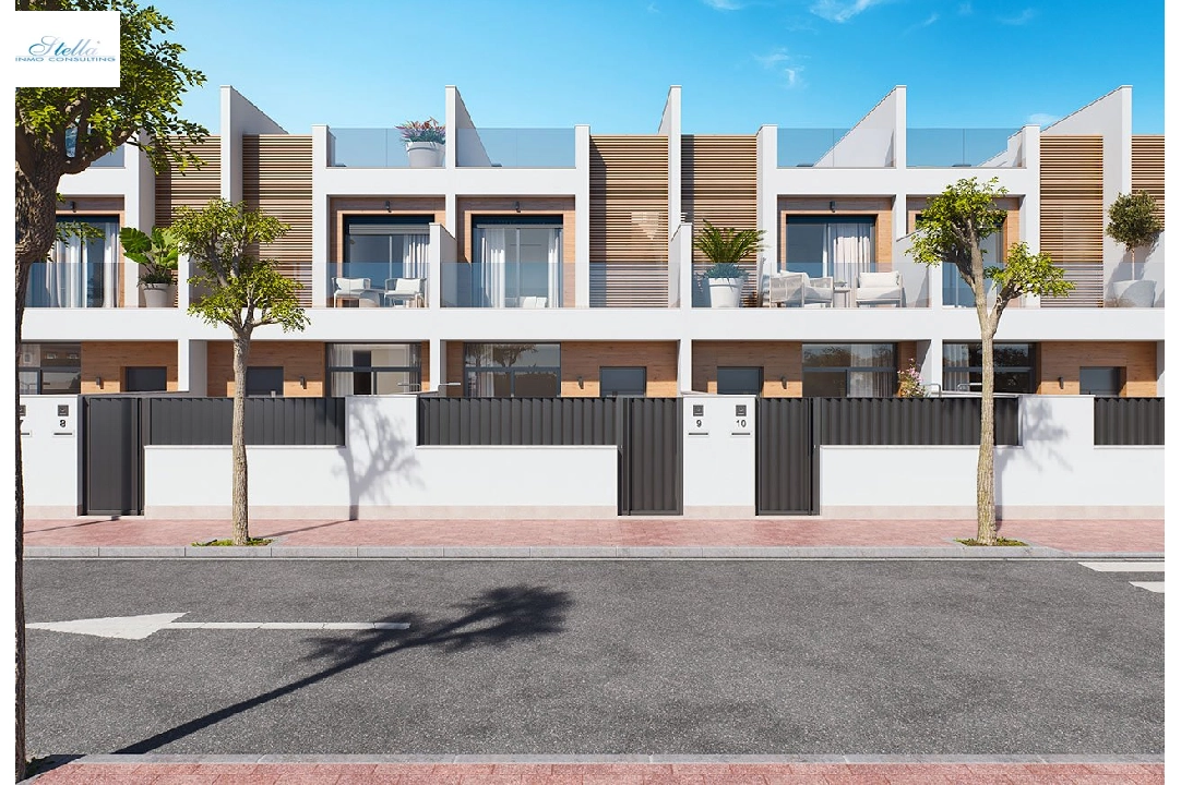 adosado en San Pedro del Pinatar en venta, superficie 157 m², estado first owner, parcela 92 m², 3 dormitorios, 2 banos, piscina, ref.: HA-SAN-115-R01-3