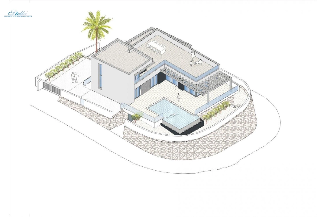 villa en Moraira en venta, superficie 415 m², ano de construccion 2016, aire acondicionado, parcela 817 m², 3 dormitorios, 2 banos, piscina, ref.: AM-10898DA-14