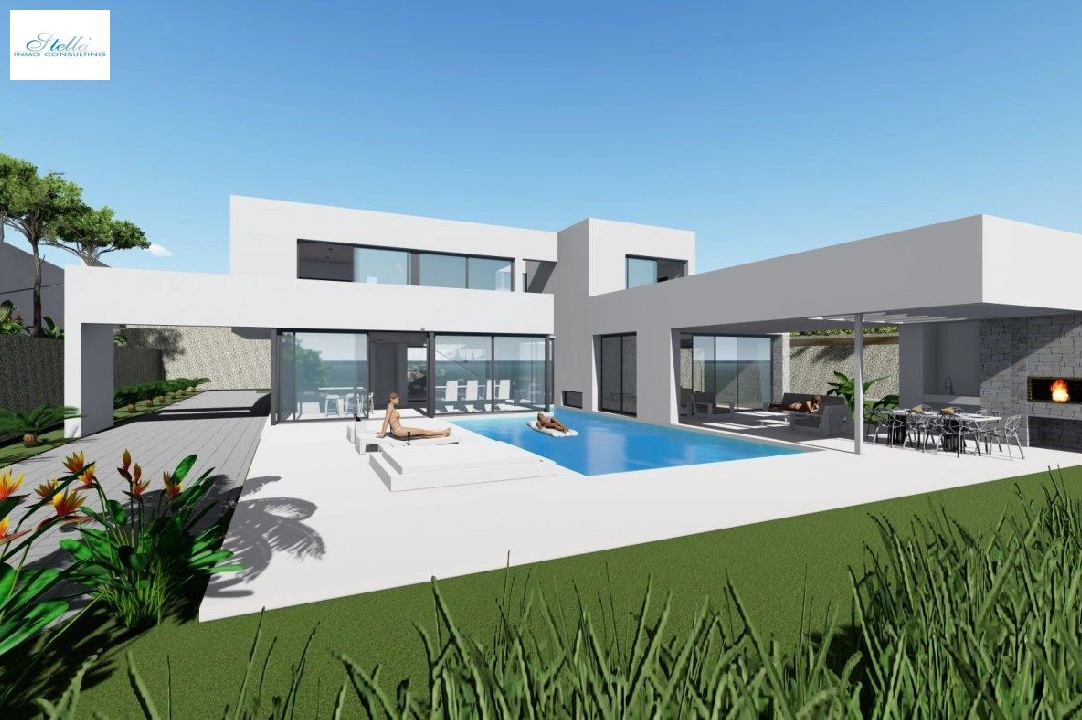 villa en Calpe en venta, superficie 370 m², ano de construccion 2019, aire acondicionado, parcela 1252 m², 4 dormitorios, 4 banos, piscina, ref.: AM-11348DA-1