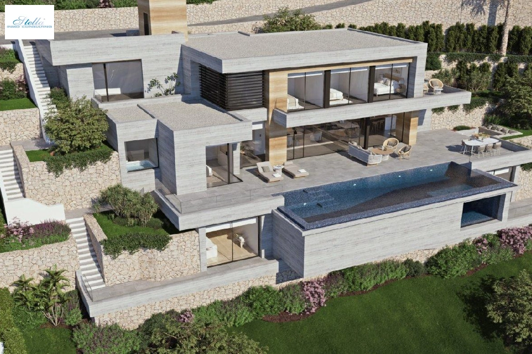 villa en Benissa en venta, superficie 474 m², ano de construccion 2021, aire acondicionado, parcela 1565 m², 4 dormitorios, 4 banos, piscina, ref.: AM-11597DA-6