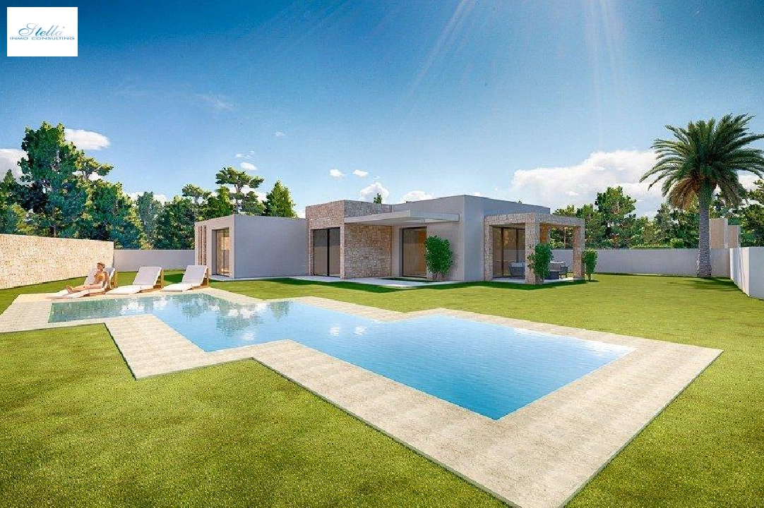 villa en Benissa en venta, superficie 164 m², ano de construccion 2021, aire acondicionado, parcela 1001 m², 3 dormitorios, 2 banos, piscina, ref.: AM-11607DA-2