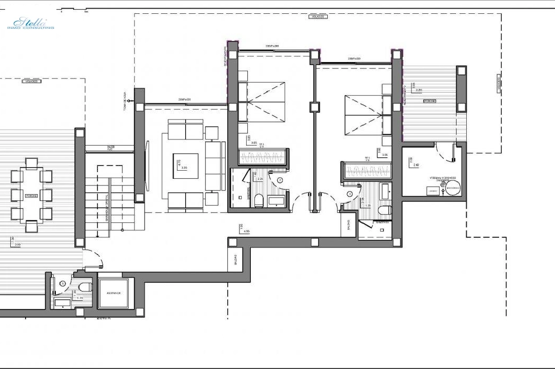 villa en Benitachell en venta, superficie 693 m², ano de construccion 2022, aire acondicionado, parcela 1158 m², 3 dormitorios, 5 banos, piscina, ref.: AM-11651DA-7