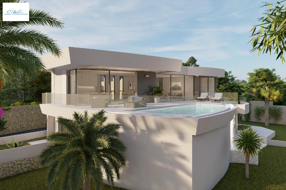 villa en Calpe en venta, superficie 273 m², ano de construccion 2022, aire acondicionado, parcela 805 m², 4 dormitorios, 4 banos, piscina, ref.: AM-11772DA-1