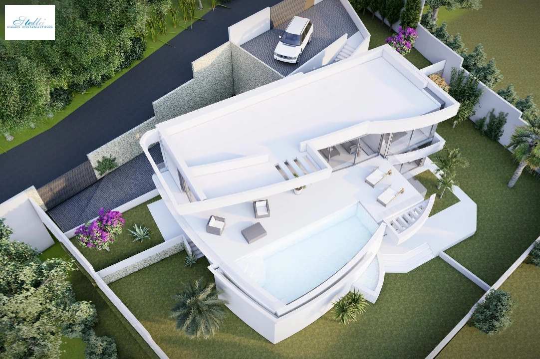 villa en Calpe en venta, superficie 273 m², ano de construccion 2022, aire acondicionado, parcela 805 m², 4 dormitorios, 4 banos, piscina, ref.: AM-11772DA-10