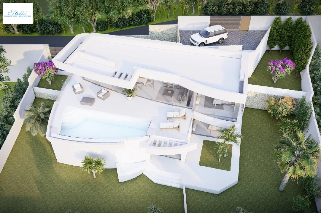 villa en Calpe en venta, superficie 273 m², ano de construccion 2022, aire acondicionado, parcela 805 m², 4 dormitorios, 4 banos, piscina, ref.: AM-11772DA-12