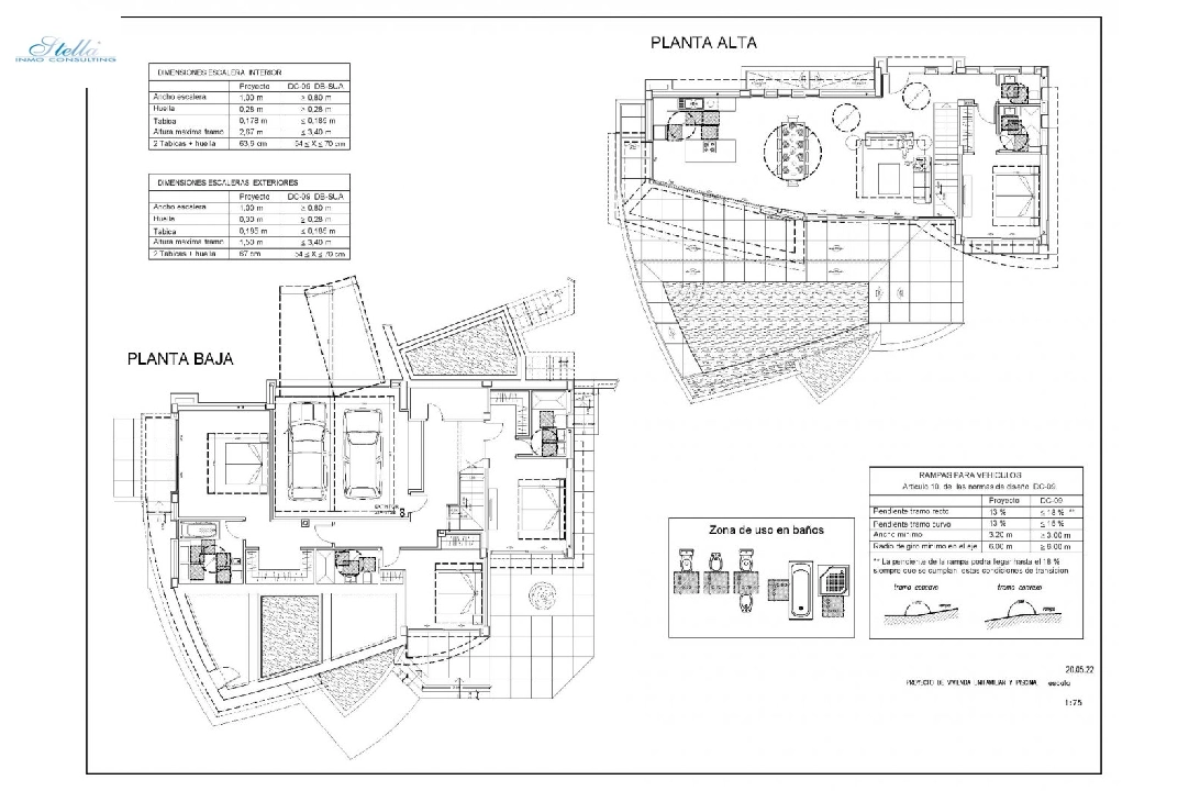 villa en Calpe en venta, superficie 273 m², ano de construccion 2022, aire acondicionado, parcela 805 m², 4 dormitorios, 4 banos, piscina, ref.: AM-11772DA-19