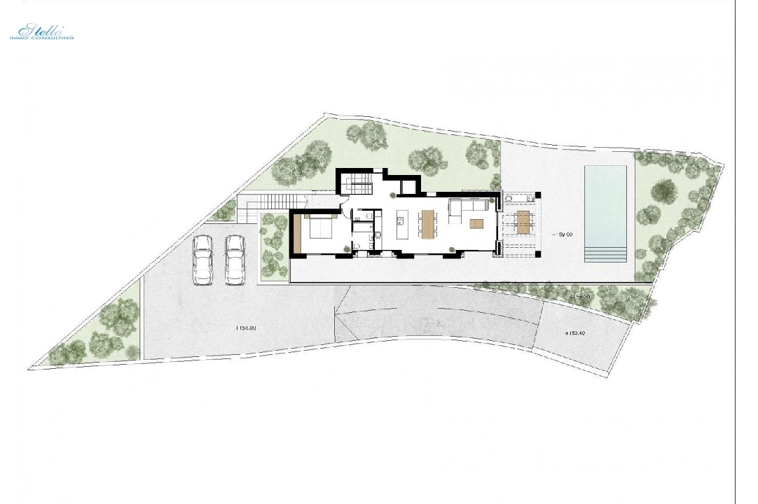 villa en Benissa en venta, superficie 450 m², ano de construccion 2023, aire acondicionado, parcela 800 m², 3 dormitorios, 3 banos, piscina, ref.: AM-11844DR-5