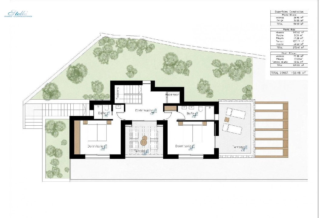 villa en Benissa en venta, superficie 450 m², ano de construccion 2023, aire acondicionado, parcela 800 m², 3 dormitorios, 3 banos, piscina, ref.: AM-11844DR-7