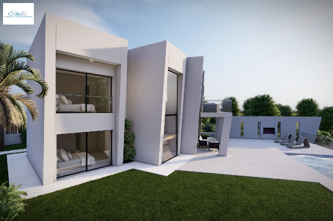 villa en Moraira en venta, superficie 365 m², ano de construccion 2023, aire acondicionado, parcela 967 m², 4 dormitorios, 4 banos, piscina, ref.: AM-11867DA-11