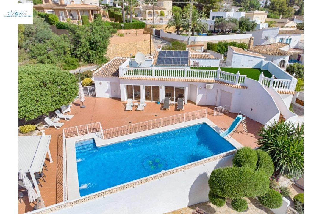 villa en Moraira en venta, superficie 176 m², aire acondicionado, parcela 1050 m², 4 dormitorios, 2 banos, piscina, ref.: AM-12011DA-3