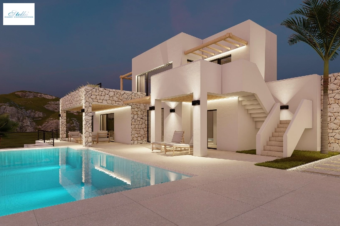 villa en Moraira en venta, superficie 261 m², ano de construccion 2023, aire acondicionado, parcela 810 m², 4 dormitorios, 3 banos, piscina, ref.: AM-12027DA-2