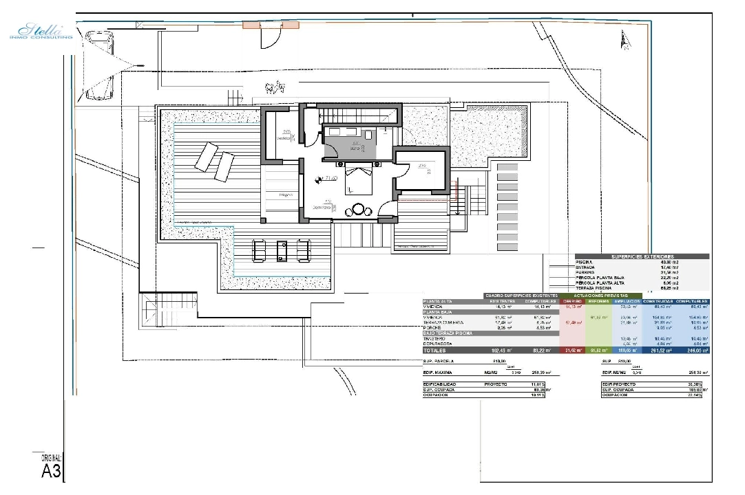 villa en Moraira en venta, superficie 261 m², ano de construccion 2023, aire acondicionado, parcela 810 m², 4 dormitorios, 3 banos, piscina, ref.: AM-12027DA-21