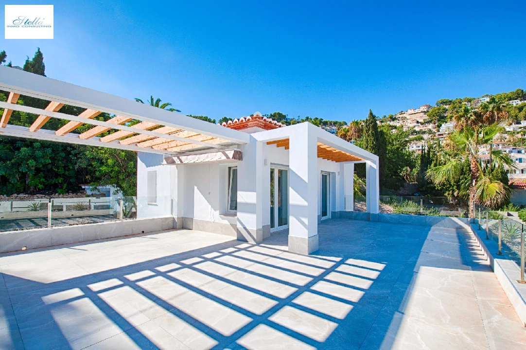 villa en Moraira en venta, superficie 480 m², ano de construccion 2023, aire acondicionado, parcela 1140 m², 3 dormitorios, 3 banos, piscina, ref.: AM-12058DA-19