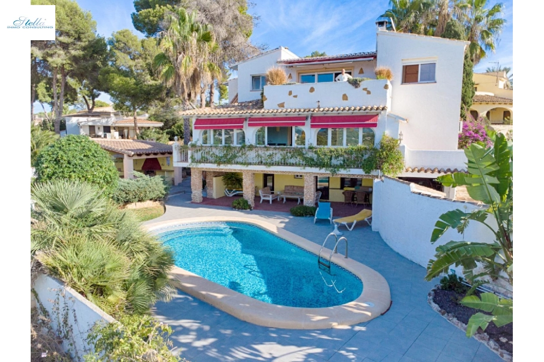 villa en Moraira en venta, superficie 326 m², ano de construccion 1975, aire acondicionado, parcela 791 m², 6 dormitorios, 6 banos, piscina, ref.: AM-12082DA-7