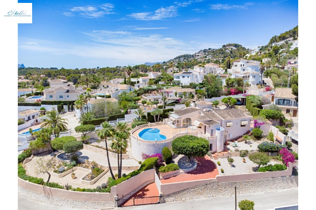 villa en Moraira en venta, superficie 293 m², ano de construccion 1998, aire acondicionado, parcela 1604 m², 5 dormitorios, 3 banos, piscina, ref.: AM-12096DA-10